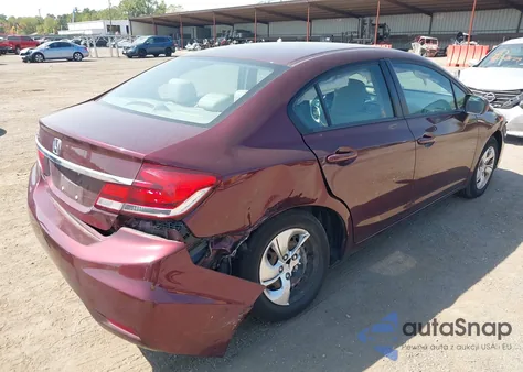 2015 Honda Civic Lx из США, поврежденный, VIN 19XFB2F52FE101527